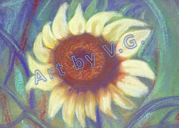 sunflower-pastel